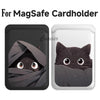 Black Cat MagSafe Card Holder