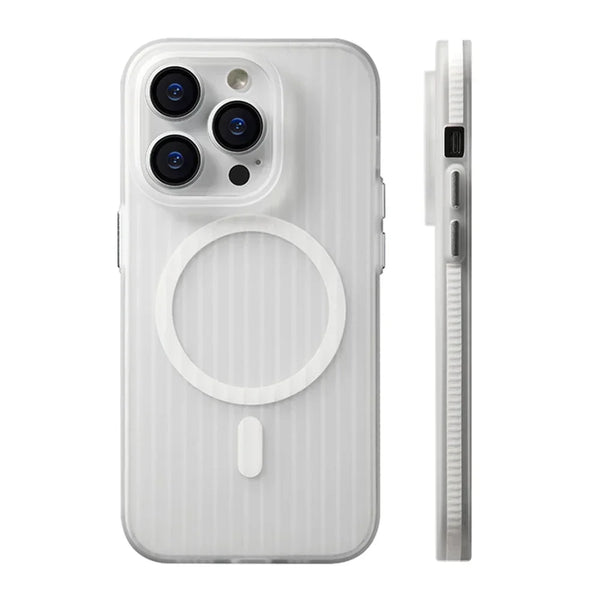 Coque gaufrée mate MagSafe