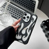 3D Flame Hollow Case