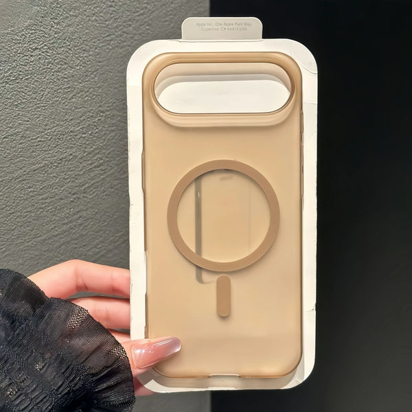 Coque magnétique transparente mate