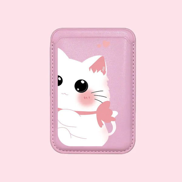Couple Cat MagSafe Card Holder