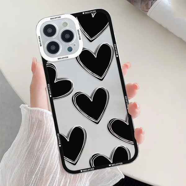 Pink Heart Butterfly Case