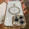 Coque MagSafe pailletée avec strass