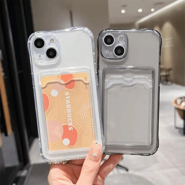 Transparent Card Holder Case