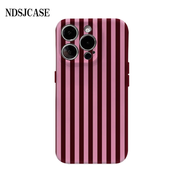 Back view with striped design and camera opening