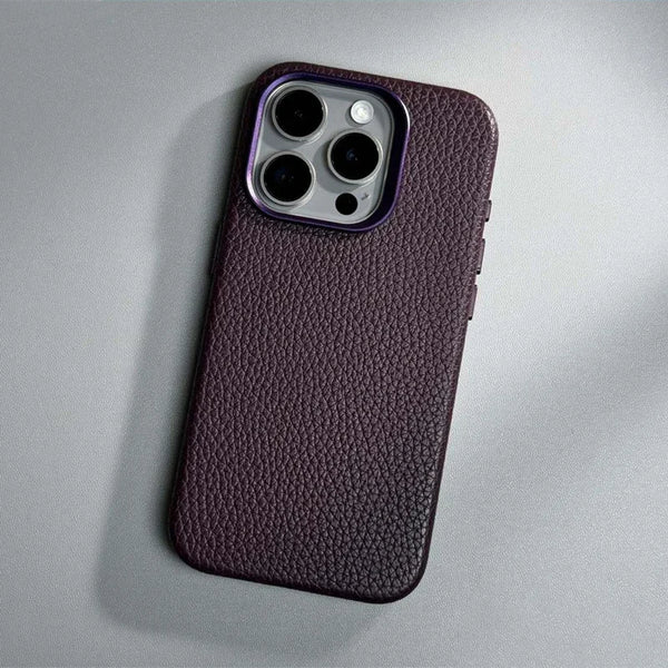 Magnetic Leather Shield Case
