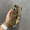 Wrinkle Matte Lanyard Case