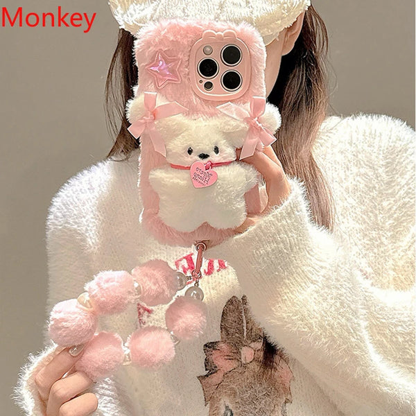Fluffy Bracelet Silicone Case