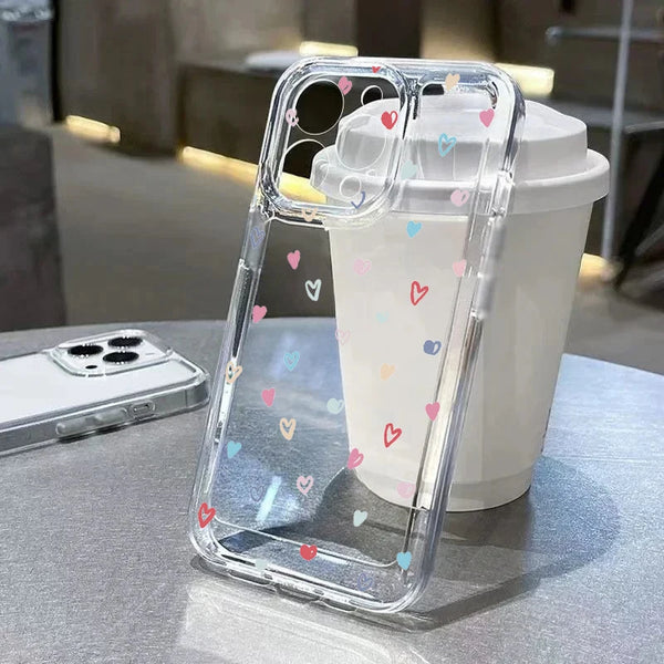 Pink Heart Butterfly Case
