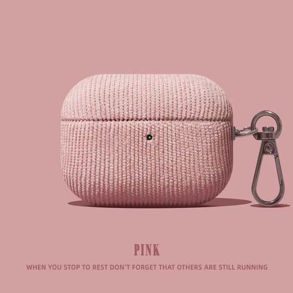 Étui AirPods en cuir côtelé