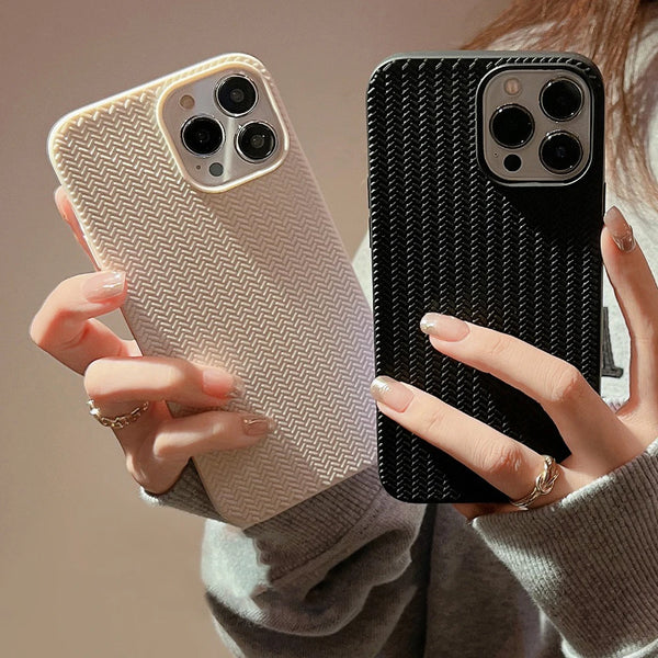 Knitted Pattern Silicone Case