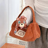 Dropout Bear silicone iPhone case front view