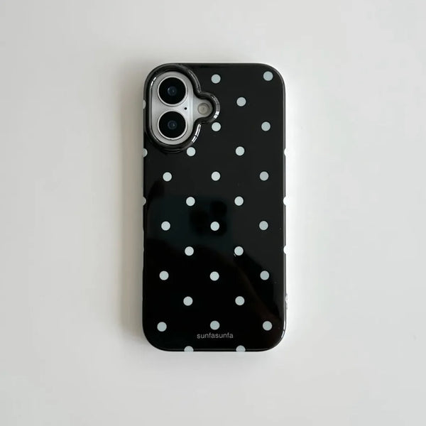 Monochrome Polka Dot Case