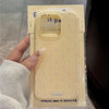 Polka Dot Wave silicone case in yellow with dotted texture on back
