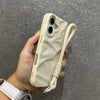 Wrinkle Matte Lanyard Case