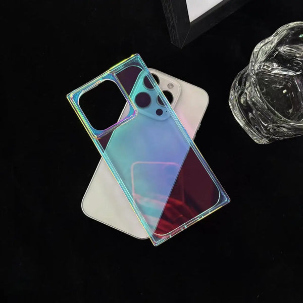 Étui rectangulaire laser arc-en-ciel