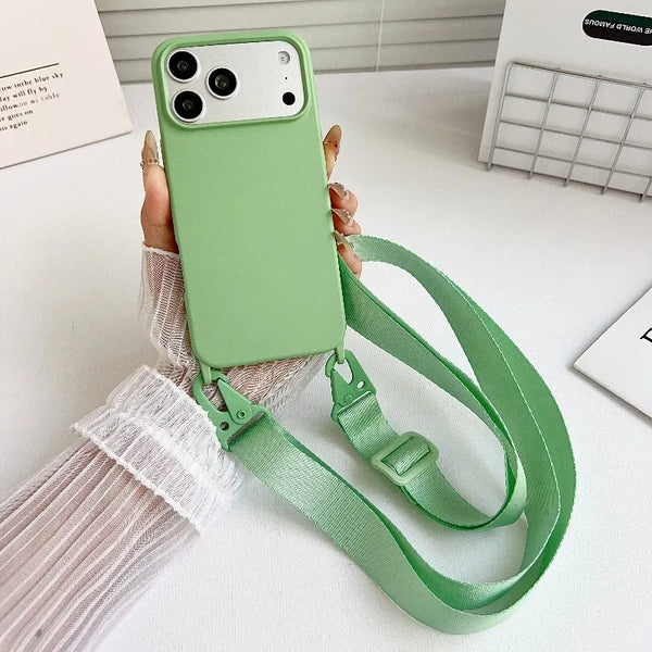 Crossbody Lanyard Silicone Case