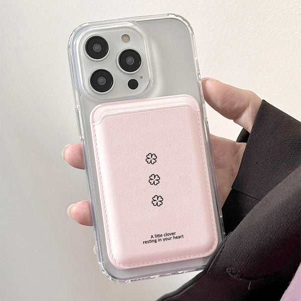 Lucky Clover MagSafe Wallet Holder