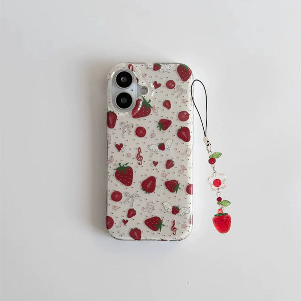 Strawberry Polka Dot Case