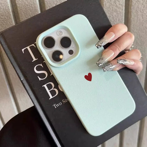 Red Love Heart Phone Case - additional view