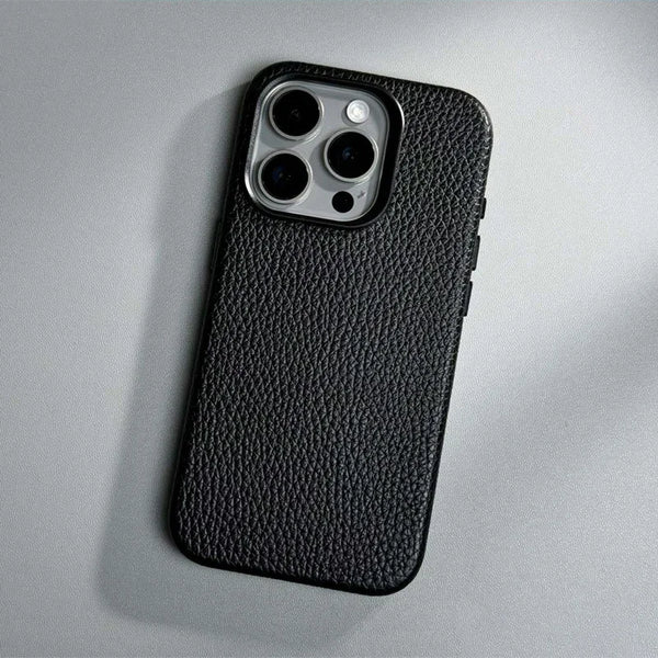 Magnetic Leather Shield Case