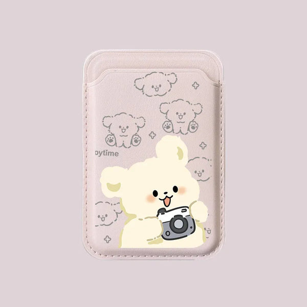 Cute Dog MagSafe Card Holder