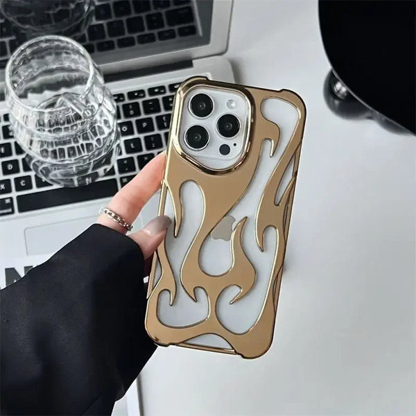 3D Flame Hollow Case