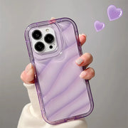 Transparent Wavy Texture Case
