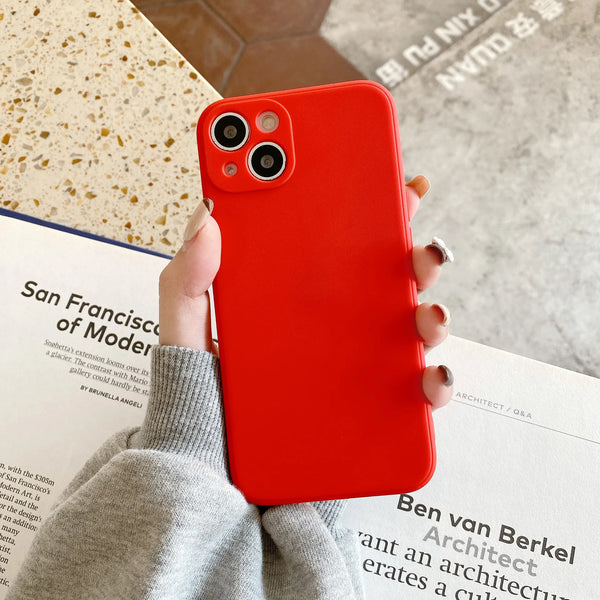 Square Edge Matte Silicone Case