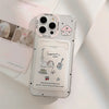 Cute Cat Card Holder Case