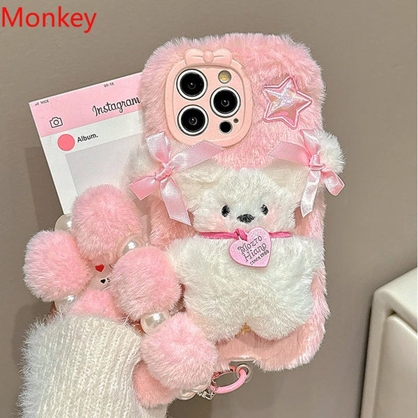 Fluffy Bracelet Silicone Case