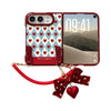 Heart Pattern Leather Case