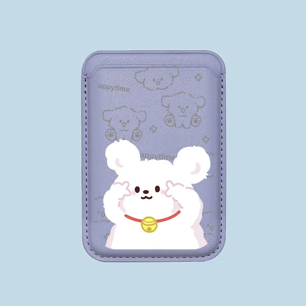 Cute Dog MagSafe Card Holder