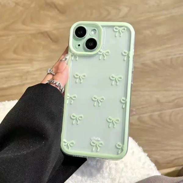 Cute Bow Soft Clear Case