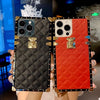 Lambskin Plaid Leather Case