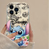 Blue Pink Stitch Case