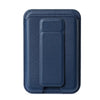Black MagSafe Leather Stand Wallet back view with card slots