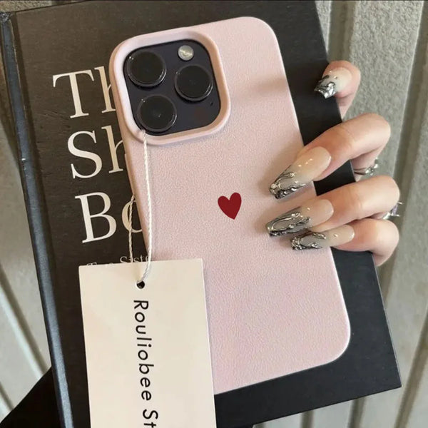 Red Love Heart Phone Case - additional view