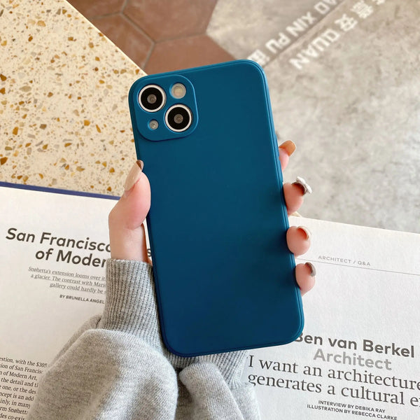 Square Edge Matte Silicone Case