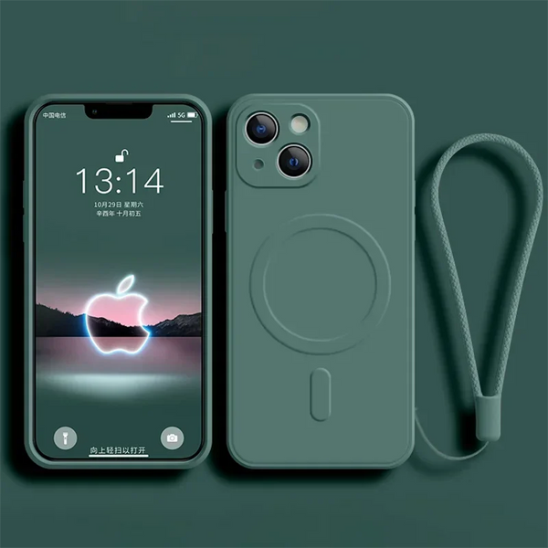 MagSafe Silicone Lanyard Case