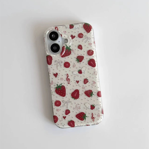 Strawberry Polka Dot Case