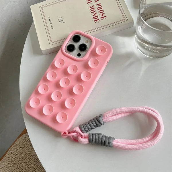 Suction Cup Wrist Strap Case