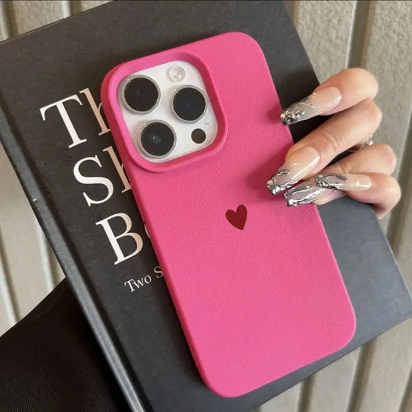 Red Love Heart Phone Case