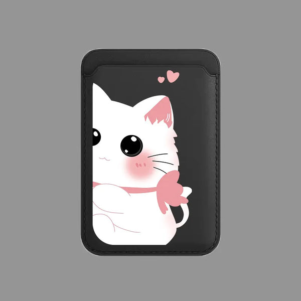 Couple Cat MagSafe Card Holder