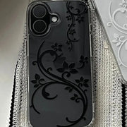 Minimal Floral Clear Case