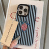 Striped Turtle Phone Case