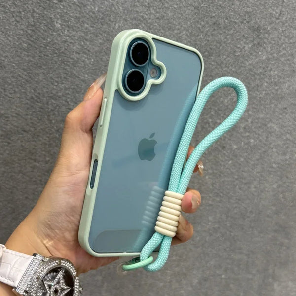 Candy Color Lanyard Case