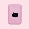 Cartoon Cat MagSafe Wallet Holder