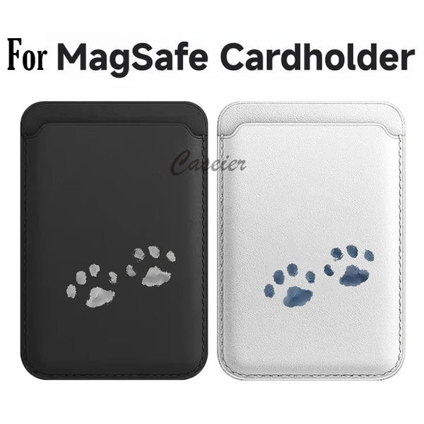 Cat Paw MagSafe Card Holder white/cream variant