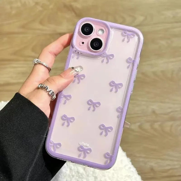 Cute Bow Soft Clear Case